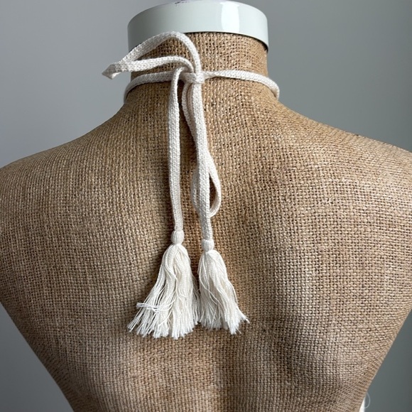 Old Navy Halter Tie-Strap Crochet Mini Dress LARGE NEW! - Picture 9 of 10